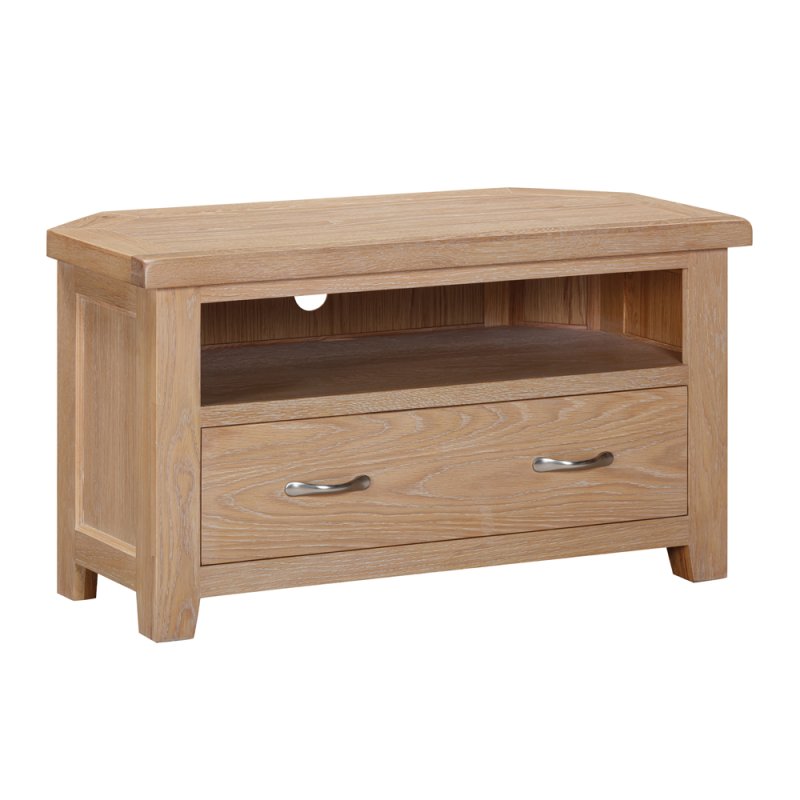 Milford Oak Corner TV Unit