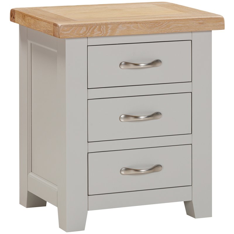 Milford Painted 3 Drawer Bedside