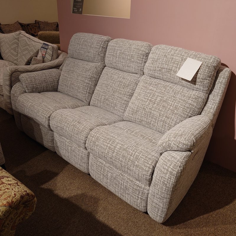 Clearance G Plan Kinsbury 3 Seater Power Sofa with Power Head and Lumbar