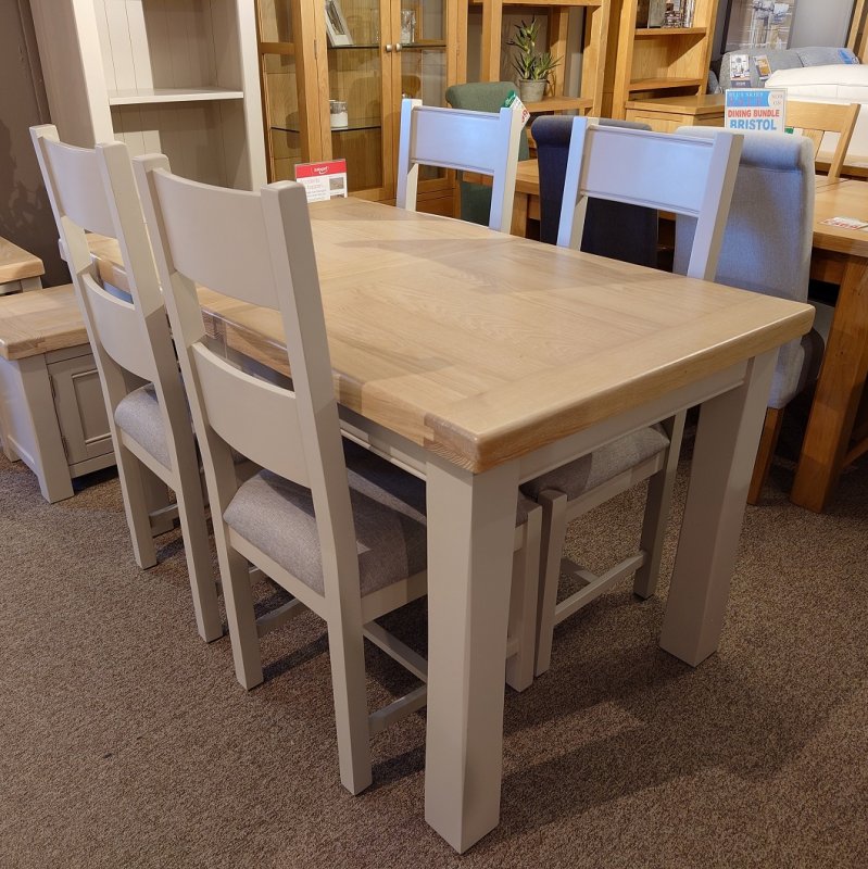 Clearance Cambridge Table and 4 Dining Chairs