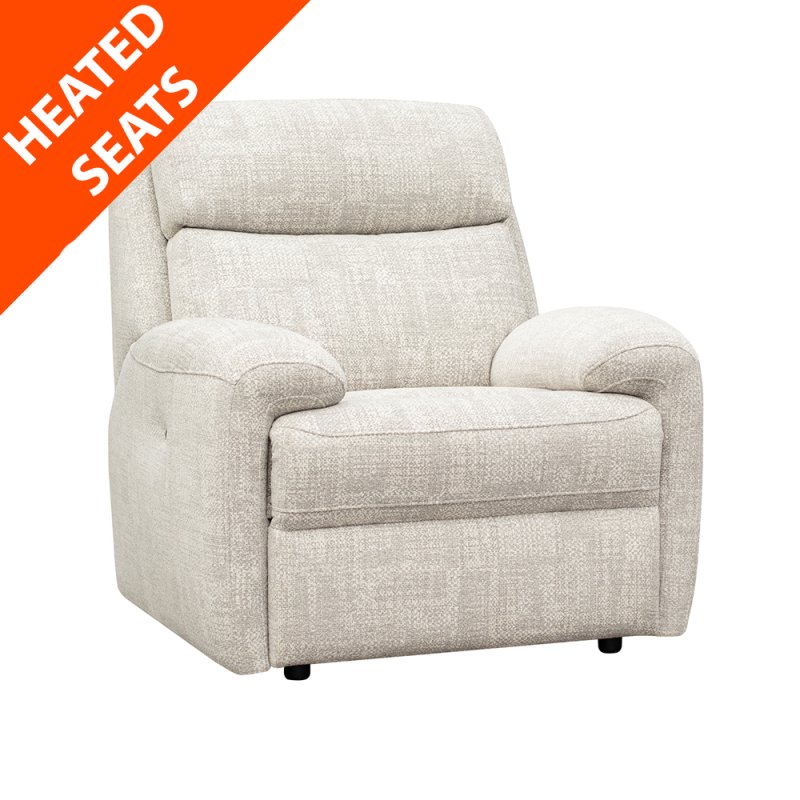 G Plan Hardy Fixed Armchair - Fabric with Heated seats
