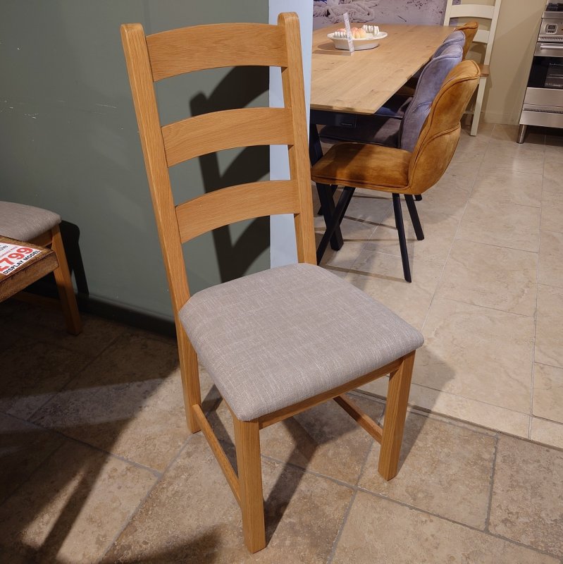 Clearance Wellington Oak Dining Chair