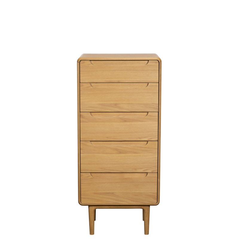 G Plan Winchester 5 Drawer Tall Chest with Mirror