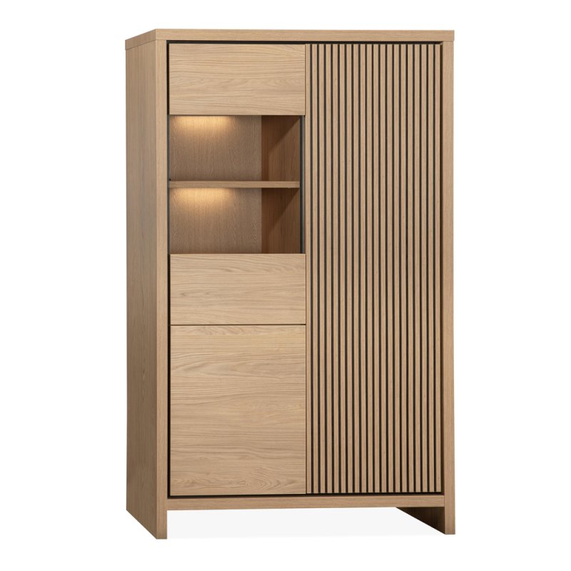 Atlas Display Cabinet 1 Glass door / 2 Doors