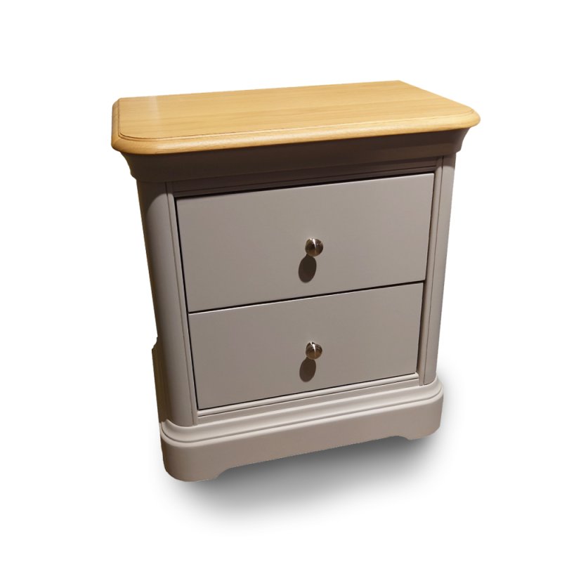 Antibes Painted 2 Drawer Bedside