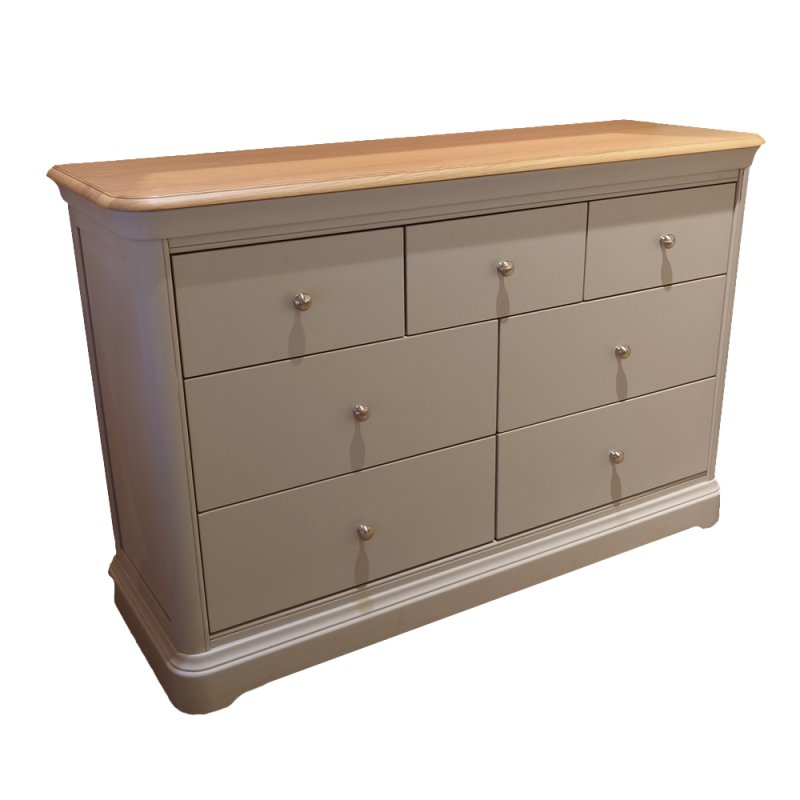 Antibes Painted 3 Over 4 Combination Chest