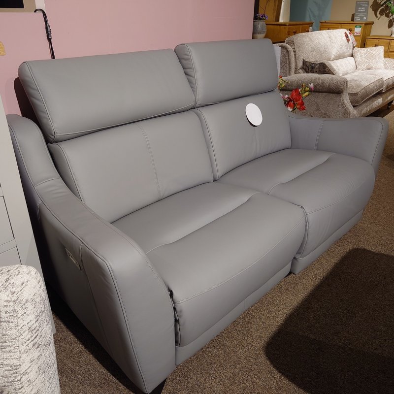 Clearance Parker Knoll Berkeley Large 2 Seater Power Recliner Sofa with Power headrest & Heat