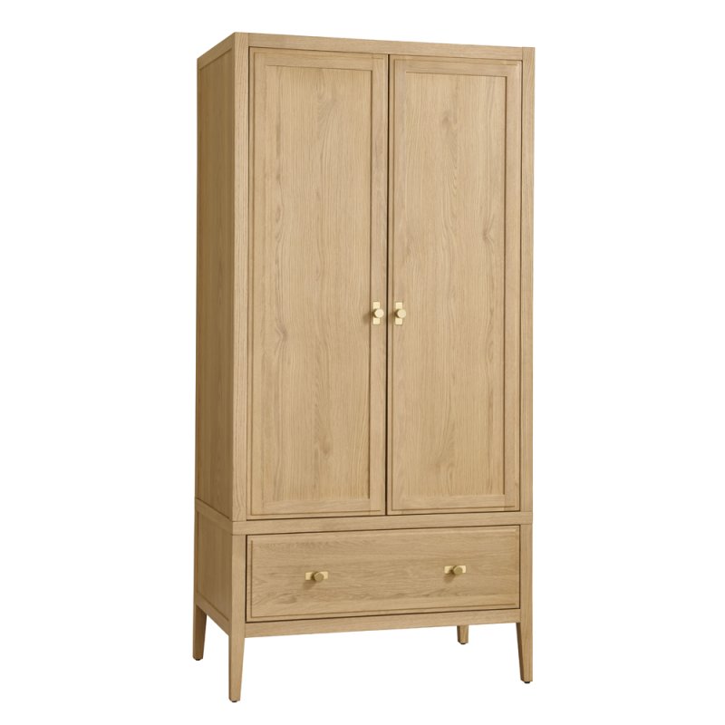 Portofino Double Wardrobe on Drawer