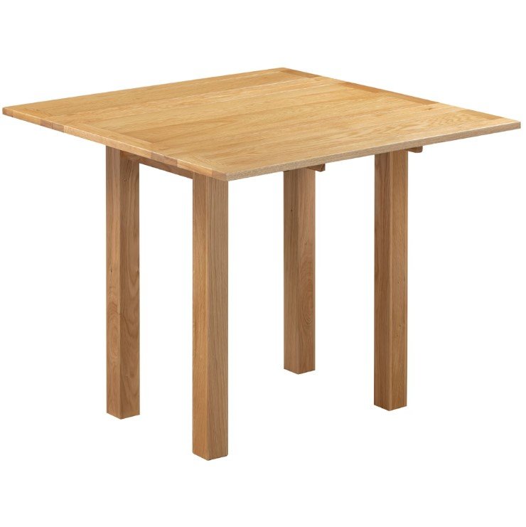 Bristol Oak Square Drop Leaf Table