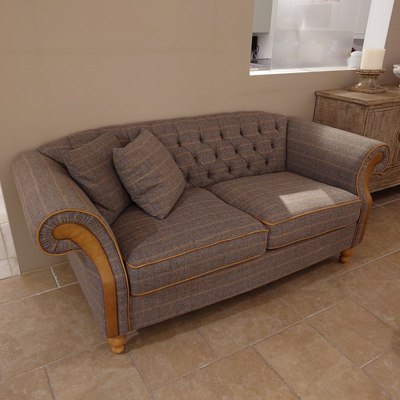Clearance Edale 2 Seater Tweed Sofa