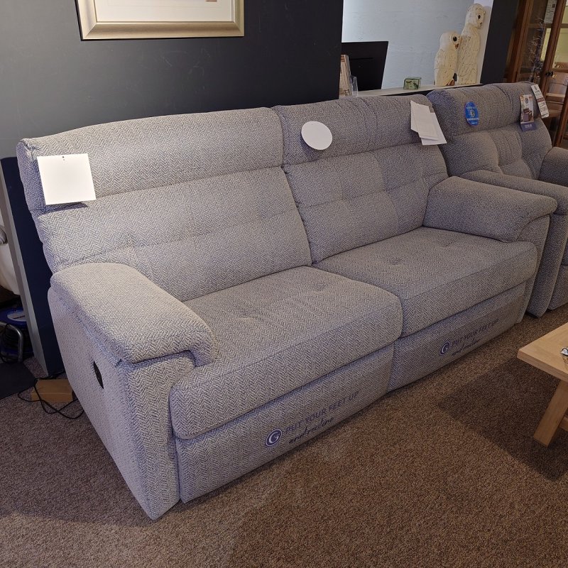 Clearance G Plan Laurie Power 3 Seater Recliner Sofa
