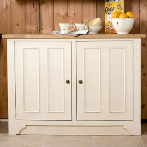 Victorian freestanding painted pine kitchen full height base