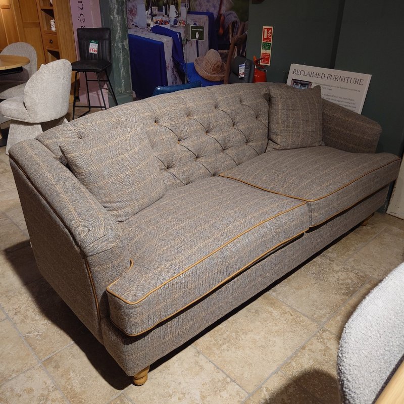 Clearance Buxton 2 Seater Tweed Sofa
