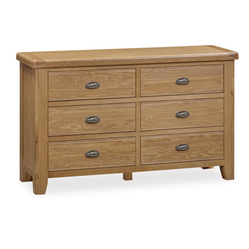 Woodvale 6 Drawer Wide Chest