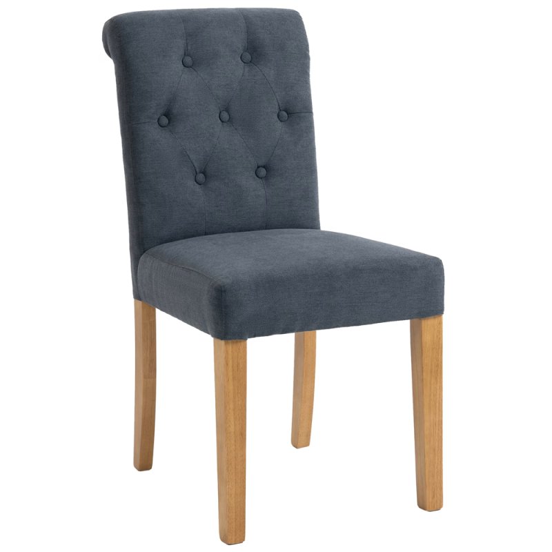 Bristol Oak Scroll Back Dining Chair