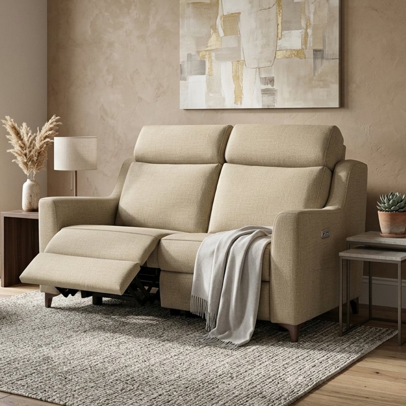 Parker Knoll Alina Recliner Small 2 Seater Sofa (with Adjustable Headrest & Lumbar)