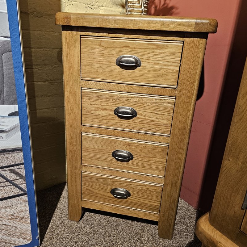 Clearance Woodvale 4 Drawer Tall Chest