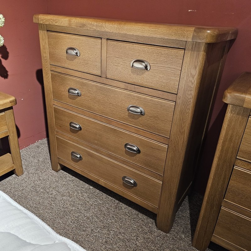Clearance Woodvale 5 Drawer Chest