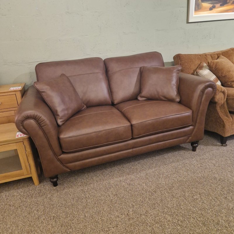 Clearance Chiltern 2 Seater Leather Sofa