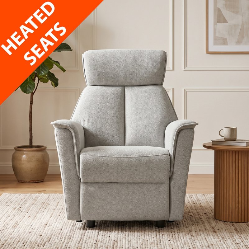 G Plan Kelson Fixed Armchair - Fabric with Heated seats
