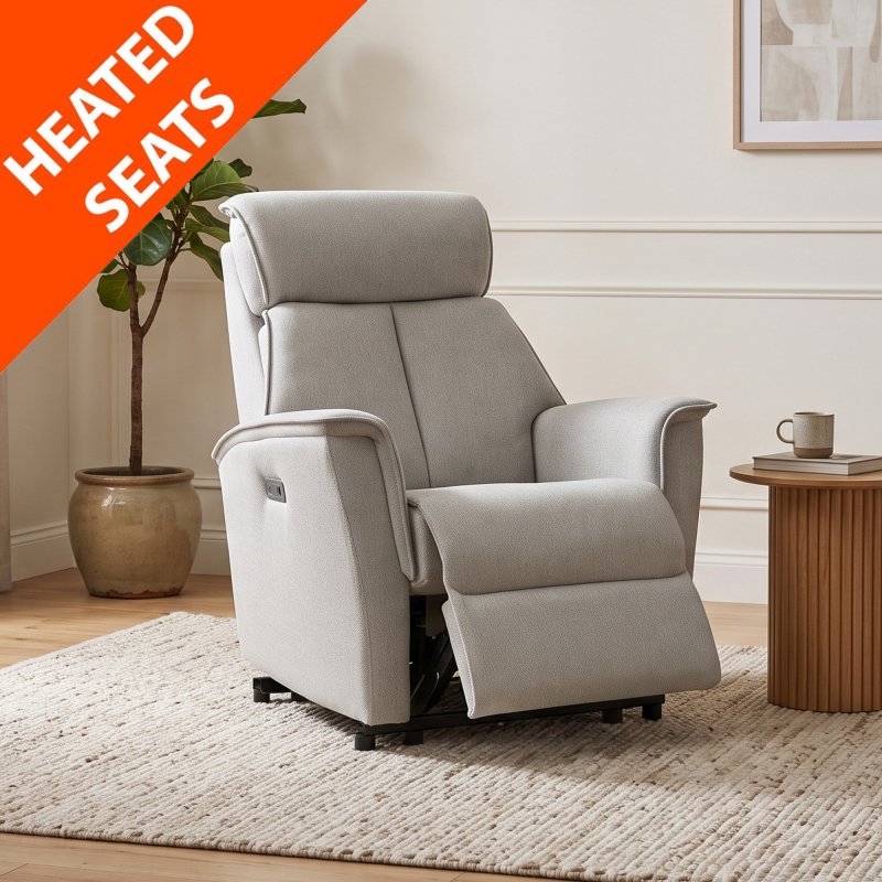 G Plan Kelson Recliner Armchair - Fabric with Heated seats