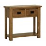 Riad Rustic Oak 2 Drw Console Table