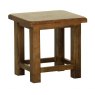 Riad Rustic Oak Lamp Table