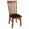 Riad Rustic Oak Slatted Back Dining Chair