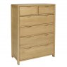 ercol Bosco 6 Drawer Tall Wide Chest