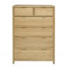 ercol Bosco 6 Drawer Tall Wide Chest