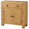 Avon Oak Narrow Sideboard 1 Drawer 2 Door