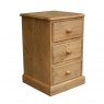 Woodies Pine 3 Drawer Bedside