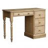 Woodies Pine Single Pedestal Dressing Table R/H