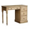 Woodies Pine Single Pedestal Dressing Table R/H