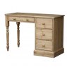 Woodies Pine Single Pedestal Dressing Table R/H