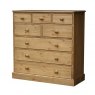 Woodies Pine 8 Drawer Combination Chest
