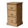 Woodies Pine Cottage 3 Drawer Bedside