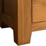 Oaken Compact 3 Drawer Bedside