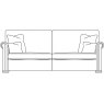 Duresta Waldorf Grand Sofa - one piece frame