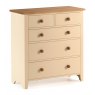 Jersey ivory paint 2 over 3 chest of drawers