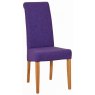 Lisbon Purple Fabric Chair