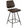 Old Country Dalton Bar Stool - Dark Brown