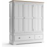 Garda Painted Triple Wardrobe