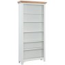 Fleur grey painted bookcase