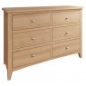 Omega Natural 6 Drawer Chest