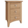 Omega Natural 3 Drawer Bedside