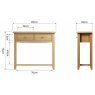 Omega Natural Console Table