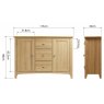 Omega Natural Large Sideboard