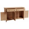 Omega Natural 3 Door Sideboard