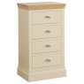 Geneva Painted 4 Drawer Tallboy Chest